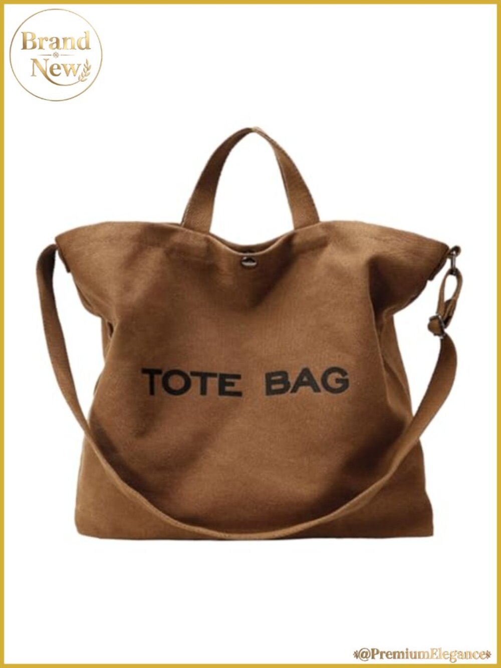 Large Canvas Tote Bag Shoulder Crossbody Top Handle Travel Work Bag